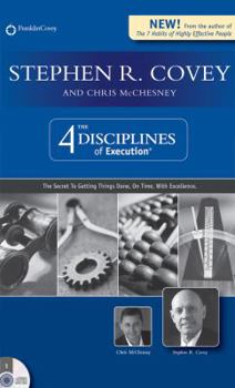 Audio CD Stephen R. Covey's the 4 Disciplines of Execution: The Secret to Getting Things Done, on Time, with Excellence - Live Performance Book