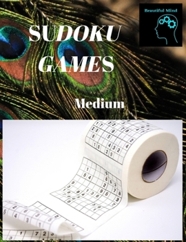 Paperback Sudoku Games: Medium Book
