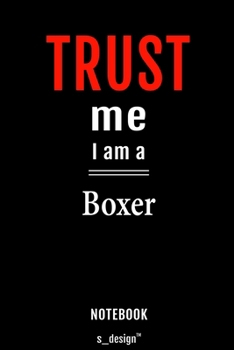 Notebook for Boxers / Boxer: awesome handy Note Book [120 blank lined ruled pages]