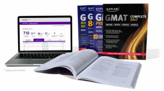 Paperback GMAT Complete 2017: The Ultimate in Comprehensive Self-Study for GMAT (Online + Book + Videos + Mobile) (Kaplan Test Prep) Book