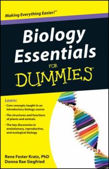 Paperback Biology Essentials for Dummies Book