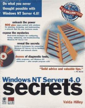 Paperback Windows NT 4 Server Secrets [With *] Book