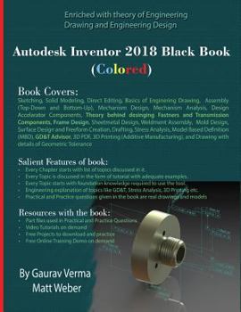 Paperback Autodesk Inventor 2018 Black Book (Colored) Book