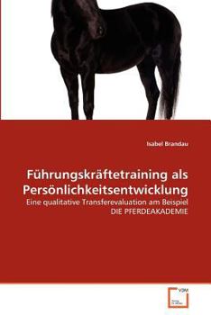 Paperback Führungskräftetraining als Persönlichkeitsentwicklung [German] Book
