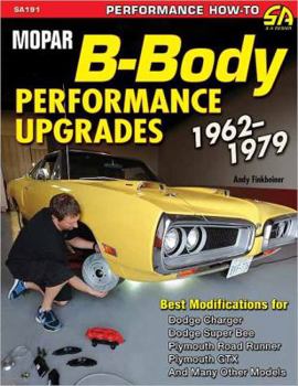 Paperback Mopar B-Body Performance Upgrades 1962-79 Book