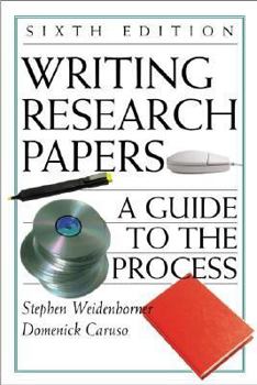 Spiral-bound Writing Research Papers: A Guide to the Process with 2001 APA Update Book