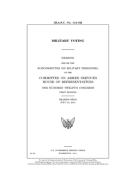 Paperback Military voting Book