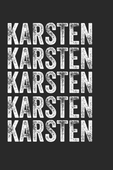 Paperback Name KARSTEN Journal Customized Gift For KARSTEN A beautiful personalized: Lined Notebook / Journal Gift, Notebook for KARSTEN,120 Pages, 6 x 9 inches Book