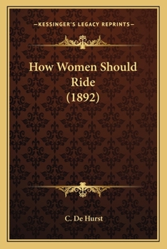 Paperback How Women Should Ride (1892) Book