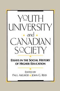 Paperback Youth, University, and Canadian Society Book