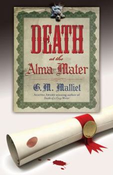 Paperback Death at the Alma Mater Book