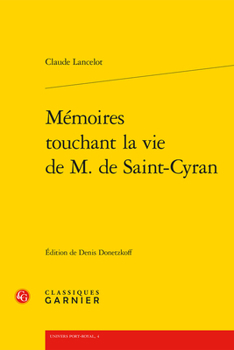 Paperback Memoires Touchant La Vie de M. de Saint-Cyran [French] Book