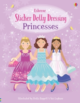 Paperback Sticker Dolly Dressing Princesses Book