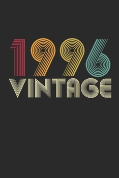 Vintage notebook paper 1996 Birthday 24th Gift