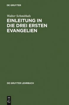 Hardcover Einleitung in die drei ersten Evangelien [German] Book