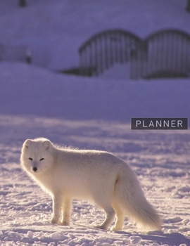 Paperback Planner: Adorable Arctic Fox 2 Year Weekly Planning Organizer - 2020 - 2021 - January 20 - December 21 - Writing Notebook - Pro Book