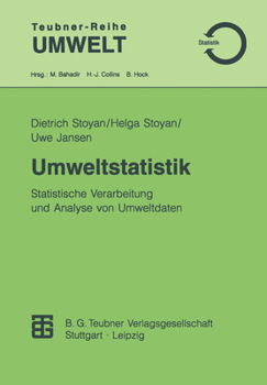 Paperback Umweltstatistik: Statistische Verarbeitung Und Analyse Von Umweltdaten [German] Book