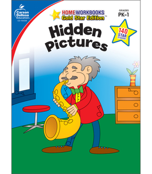 Paperback Hidden Pictures, Grades Pk - 1: Gold Star Edition Volume 6 Book