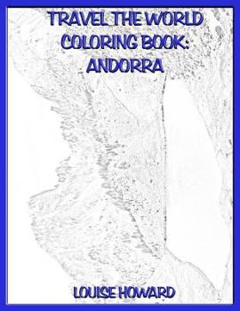 Paperback Travel the World coloring book: Andorra Book