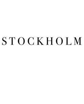 Stockholm: Decorative stacking book for interior design styling Accessorize your coffee table and book shelves Combine different deco books for a unique look