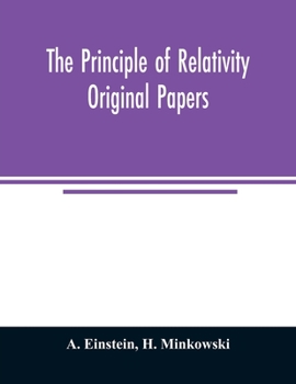 Paperback The principle of relativity; original papers Book