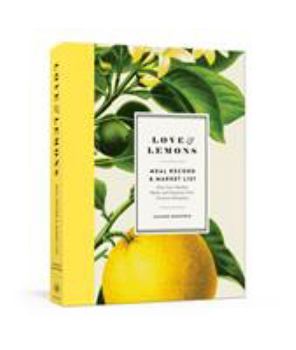 Diary Love and Lemons Meal Record and Market List: Plan Your Weekly Meals and Organize Your Grocery Shopping Book