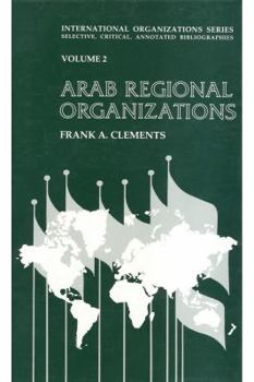 Hardcover Arab Regional Organizations Book