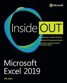 Paperback Microsoft Excel 2019 Inside Out Book