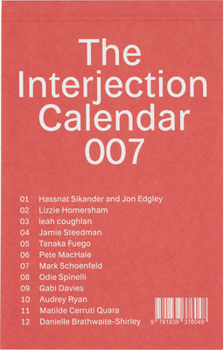 Paperback The Interjection Calendar 007 Book