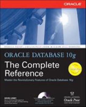 Paperback Oracle Database 10g: The Complete Reference [With CDROM] Book
