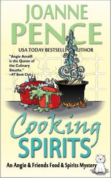 Paperback Cooking Spirits [Large Print]: An Angie & Friends Food & Spirits Mystery Book