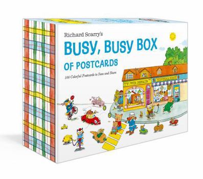 Cards Richard Scarry's Busy, Busy Box of Postcards: 100 Colorful Postcards to Save and Share Book