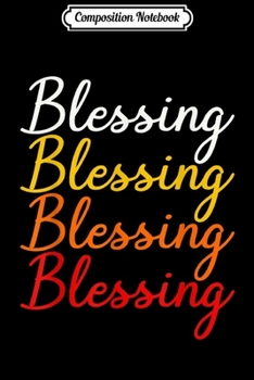 Composition Notebook: Bless You Blessing in Disguise Halloween Costume Vintage  Journal/Notebook Blank Lined Ruled 6x9 100 Pages