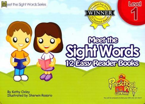 Paperback Meet the Sight Words - Level 1 - Easy Reader Books (boxed set of 12 books) Book