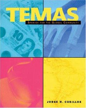 Paperback Temas: Spanish for the Global Community Book
