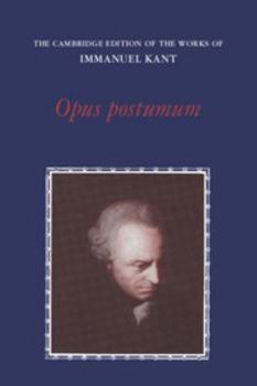 Paperback Opus Postumum Book