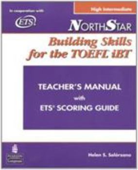 Paperback Northstar: Building Skills for the TOEFL Ibt, High-Intermediate Teacher's Manual with Audio CD Book