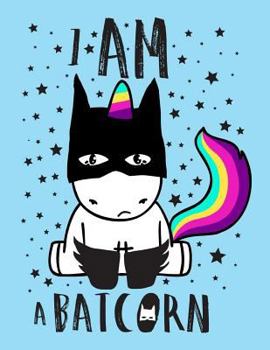 I am a BATCORN (Journal, Diary, Notebook for Unicorn Lover): A Journal Book with Coloring Pages Inside the book !!