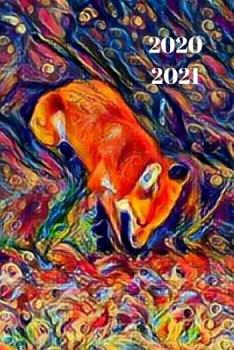 Colorful Red Fox Pretty Animal Lovers 25 Month Weekly Planer Dated Calendar Gift Notebook for Women or Men: 2 years plus December To-Do Lists, Tasks, Notes or Appointments. Purse Size at-A-Glance Sche