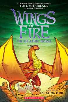 Paperback Escaping Peril: A Graphic Novel (Wings of Fire Graphic Novel #8) Book