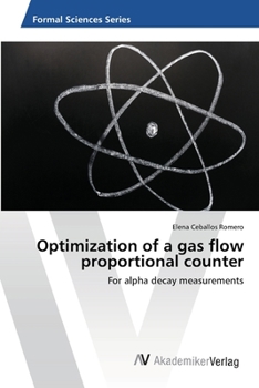 Paperback Optimization of a gas flow proportional counter Book