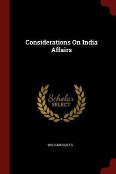 Paperback Considerations On India Affairs Book