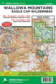 Loose Leaf Wallowa Mountains * Eagle Cap Wilderness, or No. G475sx Book