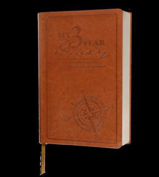 Leather Bound My 3-Year Diary Book