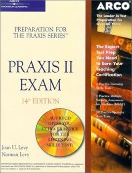 Paperback Prep for Praxis: Praxis II W/CD 2002 [With CDROM] Book