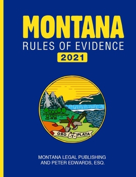 Paperback Montana Rules of Evidence Book