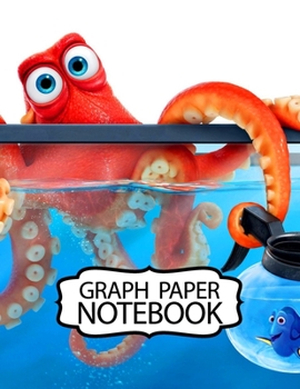 Notebook: Finding Nemo Cheerful Clownfish Adventure Fans Funny Swimming Ocean Life, Kids Elementary School Graph Paper Girls 8.5 x 11 Inches 110 Pages