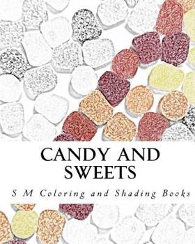 Paperback Candy and Sweets: Coloring and Shading Book