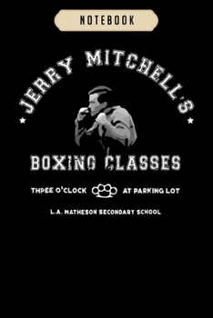 Notebook: Three oclock boxing classes cult geek fighter  journal|6x9(100 pages)Blank Lined Journal For kids, student, school, women, girls, boys, men, birthday gifts|Boxer gifts Notebook