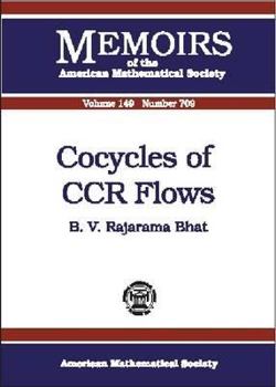 Paperback Cocycles of Ccr Flows (Memoirs of the American Mathematical Society) Book